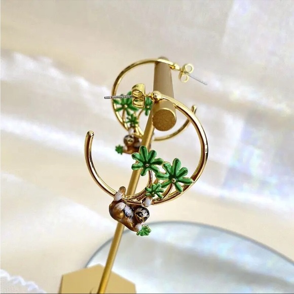 Sloth 🦥 Hoops - Picture 2 of 3